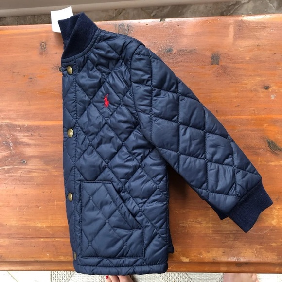 NWT Ralph Lauren toddler quilted jacket - Picture 2 of 3